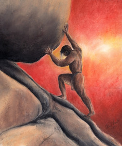 "Sisyphus" by Peter Vinton. www.petervintonjr.com/